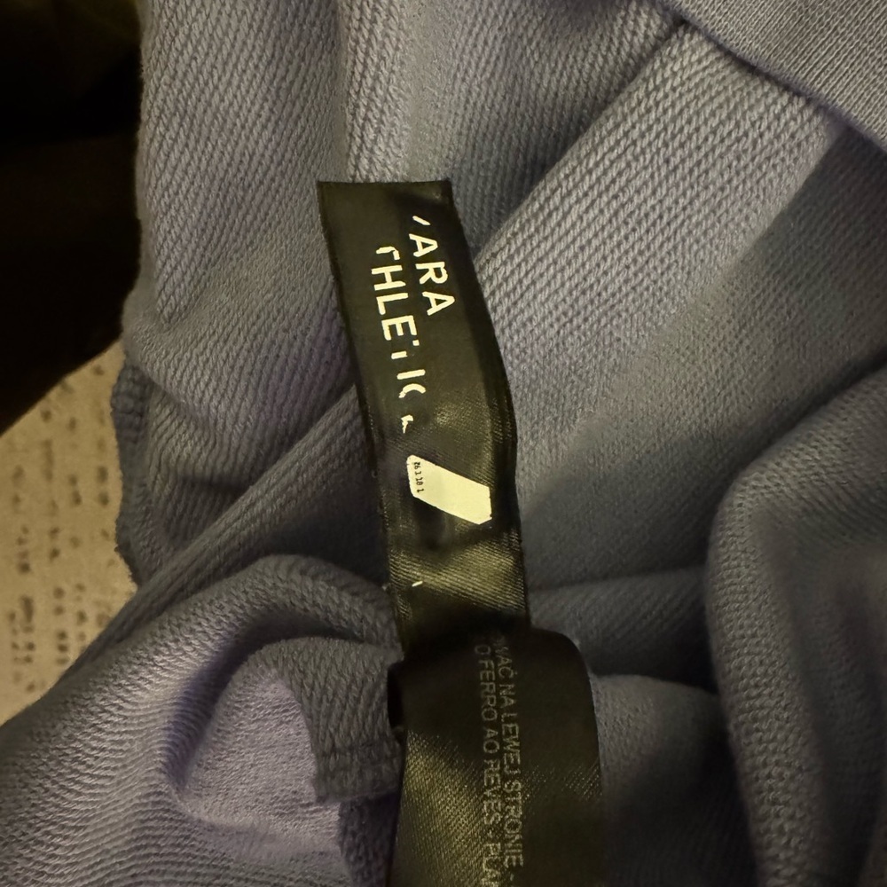 Zara Athleticz Light Gray/Blue Purple Pullover Hoodie - Picture 10 of 10